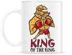 printfashion King of the ring - boxoló nyúl - Bögre - Fehér (4753175)