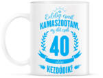 printfashion kamasz-40-cyan - Bögre - Fehér (790943)