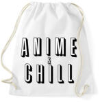 printfashion Anime & Chill - Sportzsák, Tornazsák - Fehér (1960633)