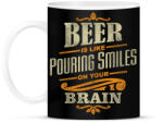 printfashion Beer Smiles - Bögre - Fekete (1061656)