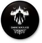 printfashion Dark souls III - Kitűző, hűtőmágnes - Fekete (15951114)