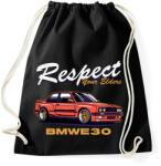 printfashion BMW tiszteld az idősebbet - Sportzsák, Tornazsák - Fekete (11537551)