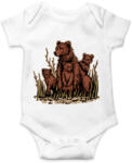 printfashion Medve család - Baba Body - Fehér (11660437)