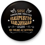 printfashion Elképesztő targoncás - Kitűző, hűtőmágnes - Fekete (13077815)