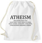 printfashion ATHEISM - Sportzsák, Tornazsák - Fehér (281878)