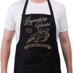 printfashion Motoros 03 - Legendary Racers - Kötény - Fekete (4942998)