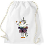 printfashion Unikornis szülinap július - Sportzsák, Tornazsák - Fehér (1928545)