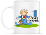 printfashion 1 éves vagyok" kisfiúknak - Bögre - Fehér (13436493)
