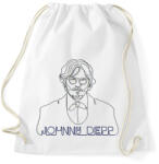 printfashion Johhny Depp - Vonalas - Sportzsák, Tornazsák - Fehér (7295400)