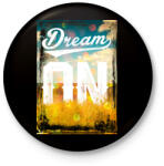 printfashion Álom - Kitűző, hűtőmágnes - Fekete (3090829)