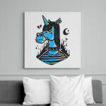 printfashion Unikornis depis - depressziós - Vászonkép - Fehér (6634565)