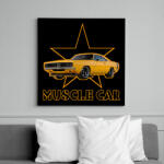 printfashion Muscle car - Vászonkép - Fekete (13312562)