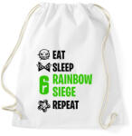 printfashion Rainbow Six Siege - Sportzsák, Tornazsák - Fehér (1728764)