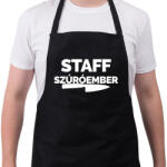 printfashion Szúróember - Kötény - Fekete (4932450)