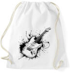 printfashion gitár - Sportzsák, Tornazsák - Fehér (16826713)