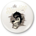 printfashion Üvöltés - Kitűző, hűtőmágnes - Fehér (3073859)