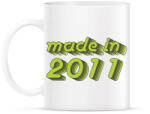 printfashion made-in-2011-green-grey - Bögre - Fehér (790401)