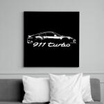 printfashion Porsche 911 turbo - Vászonkép - Fekete (6645433)