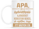 printfashion Legtökéletesebb ajándék - Bögre - Fehér (16161294)