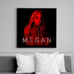 printfashion m3gan doll red - Vászonkép - Fekete (13773744)
