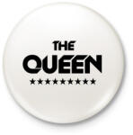 printfashion The Queen - Kitűző, hűtőmágnes - Fehér (3076596)