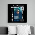 printfashion Virgo - Streetwear style - Vászonkép - Fekete (15695534)