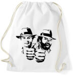 printfashion Bud Spencer and Terence Hill - Black - Sportzsák, Tornazsák - Fehér (2254395)