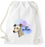printfashion I love my greyhound - Sportzsák, Tornazsák - Fehér (14243557)
