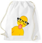 printfashion Cute Duck - Sportzsák, Tornazsák - Fehér (1253425)