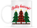 printfashion Karácsonyi csúnya minta - Bögre - Fehér (5623367)