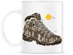 printfashion Túra bakancs - Bögre - Fehér (789116)