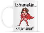 printfashion Szuper anyu - Bögre - Fehér (4002139)