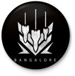 printfashion Apex Legends - Bangalore - Kitűző, hűtőmágnes - Fekete (3097795)