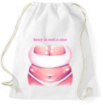 printfashion Sesy is not a size - Sportzsák, Tornazsák - Fehér (11393968)