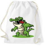 printfashion Krokodil - Sportzsák, Tornazsák - Fehér (15559061)