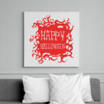 printfashion Happy Halloween - Piros - Vászonkép - Fehér (6627993)
