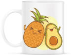 printfashion Ananász és avokádó - Bögre - Fehér (4062116)