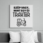 printfashion Szép vagy, mint egy új traktor - Vászonkép - Fehér (11494540)