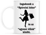 printfashion Spórolni kéne - Bögre - Fehér (3658601)