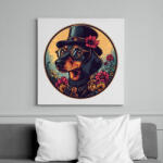 printfashion Elegáns Tacskó - Vászonkép - Fehér (16707291)