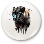 printfashion párduc - Kitűző, hűtőmágnes - Fehér (16165148)