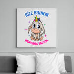 printfashion Bízz bennem unikornis vagyok - Vászonkép - Fehér (6628713)