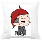 printfashion Chibi Victoria - Párnahuzat, Díszpárnahuzat - Fehér (4099808)