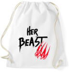 printfashion Szépség és szörnyeteg - páros férfi - Sportzsák, Tornazsák - Fehér (6064038)