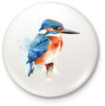 printfashion madár - Kitűző, hűtőmágnes - Fehér (16093693)