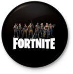 printfashion Fortnite #5 - Kitűző, hűtőmágnes - Fekete (3095616)