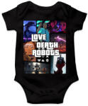 printfashion Love Death & Robots - Baba Body - Fekete (7162351)