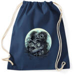 printfashion Halálos Csók - Sportzsák, Tornazsák - Sötétkék (4771)