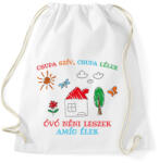 printfashion Csupa szív, csupa lélek - Óvó néni - Sportzsák, Tornazsák - Fehér (7303870)