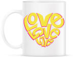 printfashion Love szív - Bögre - Fehér (11889875)